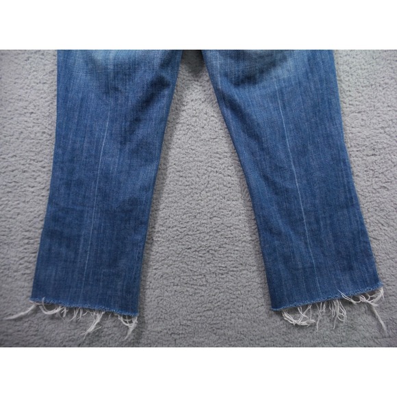 Citizens of Humanity Jeans Womens 29 Blue Denim Kelly Low Waist Cropped Stretch - Picture 6 of 16